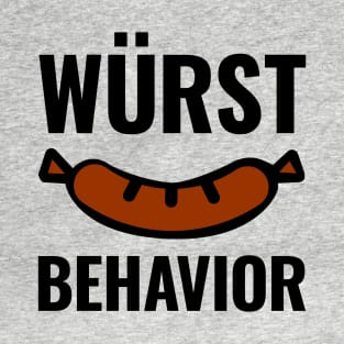 Wurst Behavior Large T-Shirt